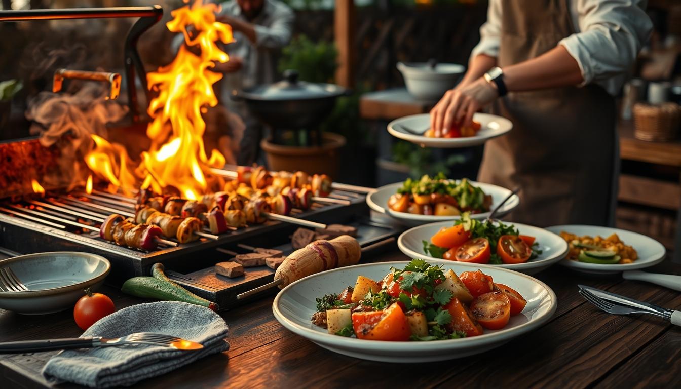 Healthy home cooking bowl