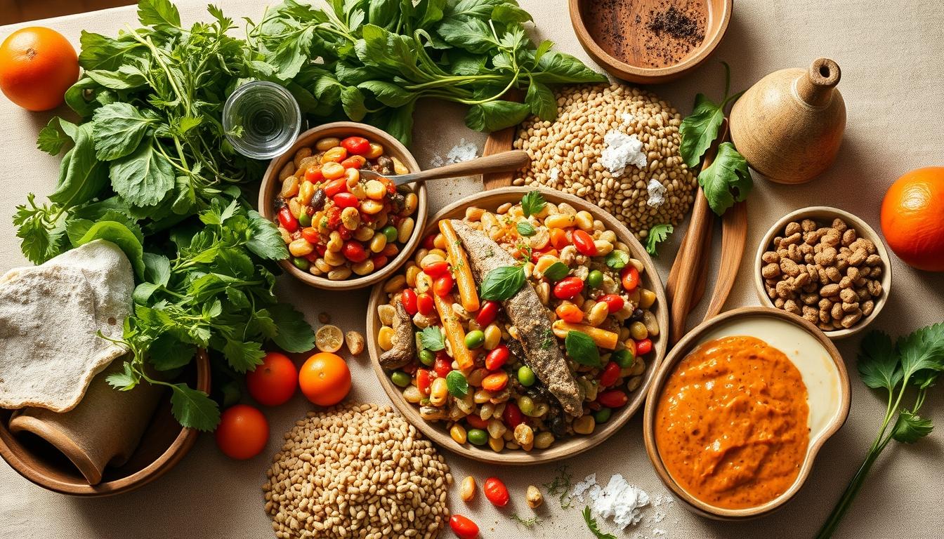 Fresh seasonal cooking dish